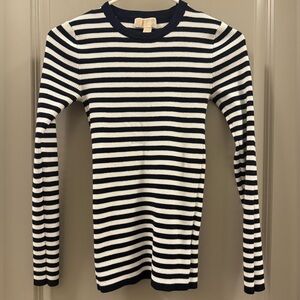 MICHAEL Michael Kors Navy and White Sweater